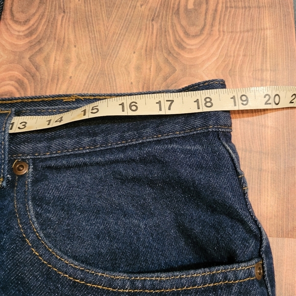 Mens classic fit Lands End jeans, size 37/30. Heavy demin. - Picture 5 of 9